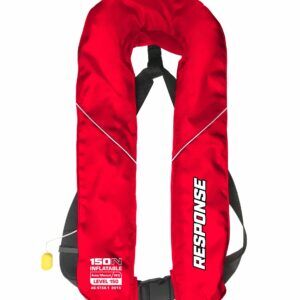 INFLATABLE JACKET 150N ALL RED andndash AUTOMANUAL